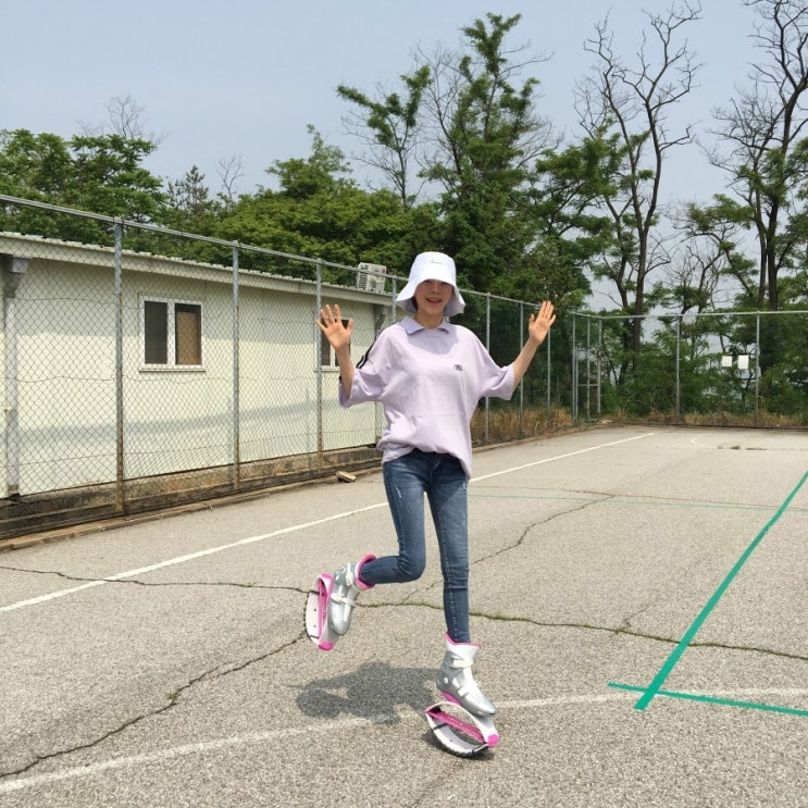 점핑 다이어트 캉구점프슈즈 하나면 해결