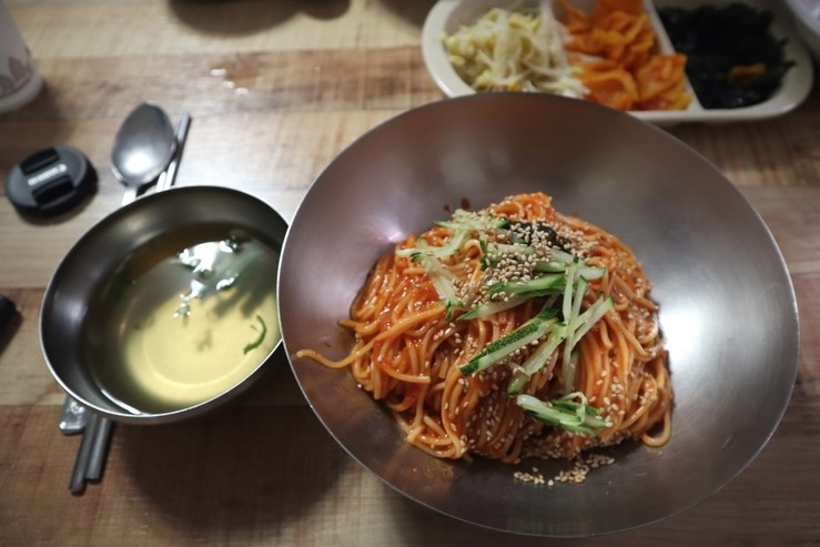 담양 국수거리 뚝방국수 존맛이였던 비빔국수