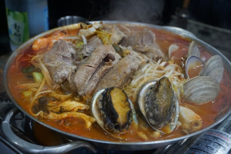 도당동 맛집 짬뽕마켓 해물등갈비짬뽕전골 진짜 JMT