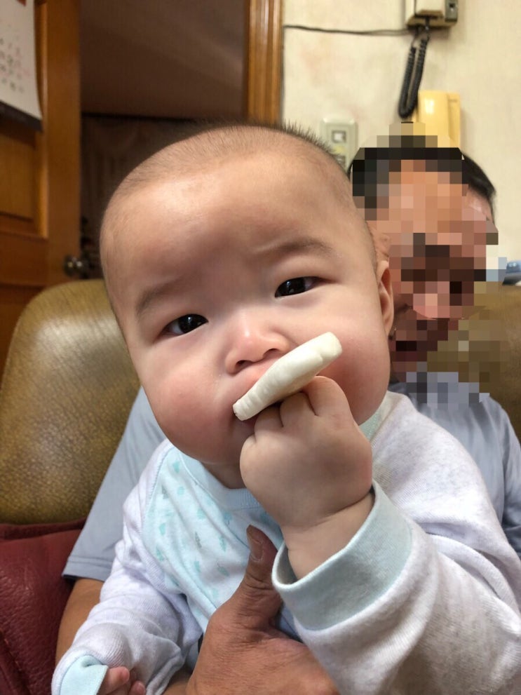 D+186 아기독감주사접종, 처음앉은날