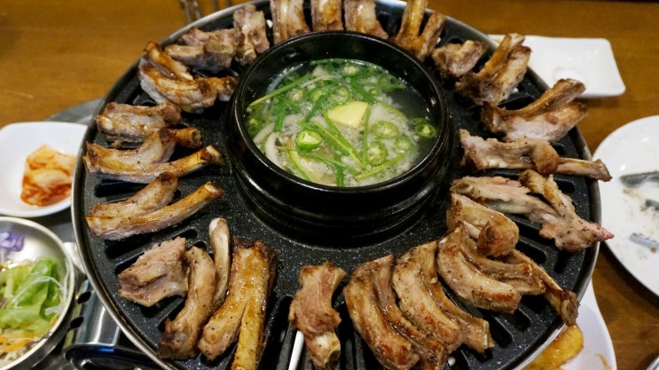 [대전맛집/둔산동] 쪽갈비 무한리필 '불타는 쪽갈비'