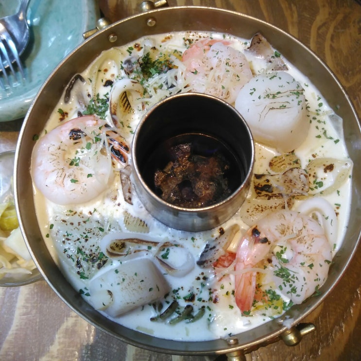 강남 데이트 신선로파스타 아이해브어드림
