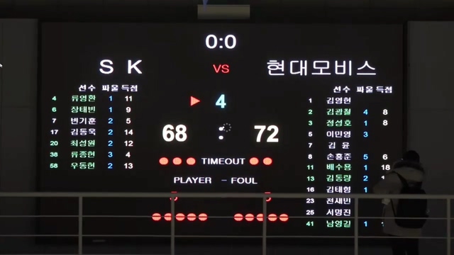 모비스 2군경기 배수용 김동량 정성호 주요장면 181210