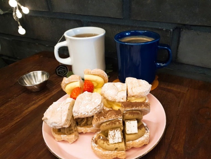 [건대카페/카페레가토] 다양한 다쿠아즈와 스콘이 맛있는 카페,CAFFE' LEGATO