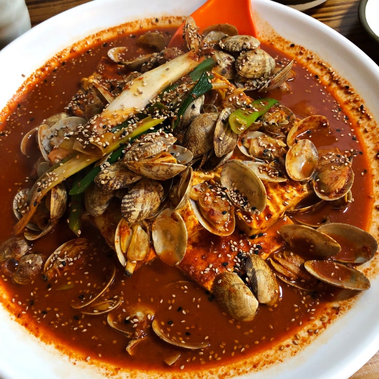 대전 목동 맛집, 목동 칼국수, 매운 두부 두루치기