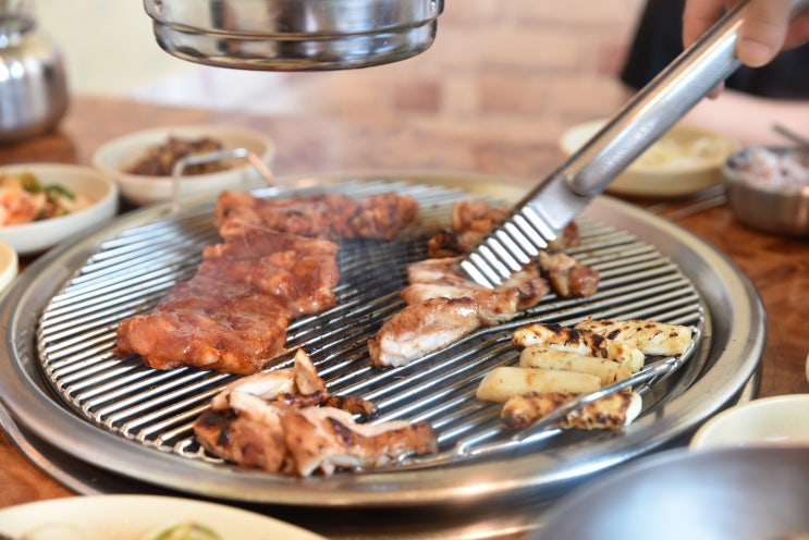 [환]소양강댐 맛집 강산숯불닭갈비막국수, 춘천 숯불닭갈비
