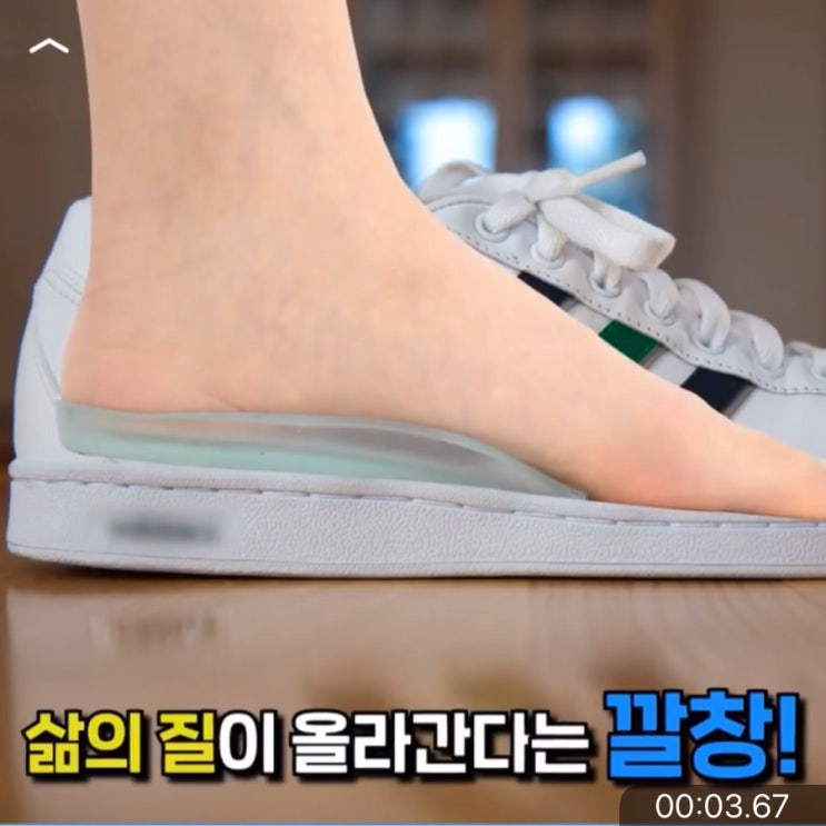 밸런스 풋패드, 몸의 균형은 발바닥부터~ 허리통증 잡아주는 우레탄 신발깔창 말되네요