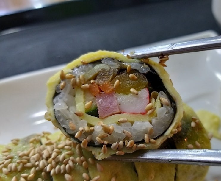 역곡 <보석비빔밥> : 계란말이김밥 굿