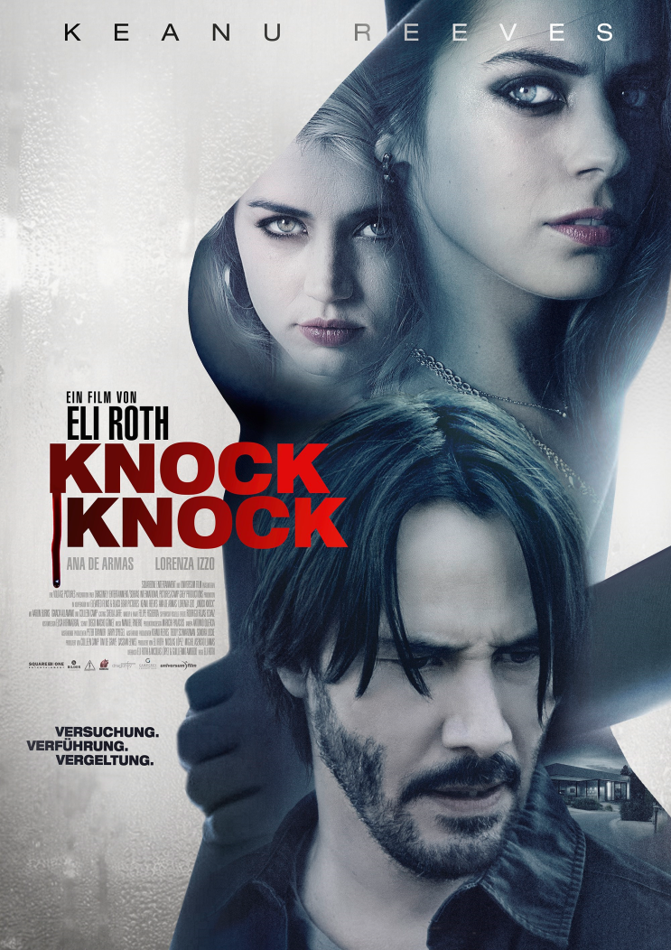 키아누 리브스 주연의 스릴러 영화 노크 노크 (Knock Knock, 2015)