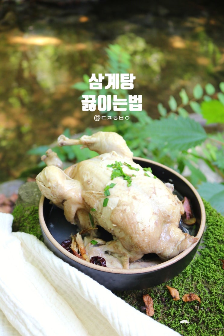 중복에 먹기 좋은 삼계탕 끓이는법! 닭죽까지 야무지게