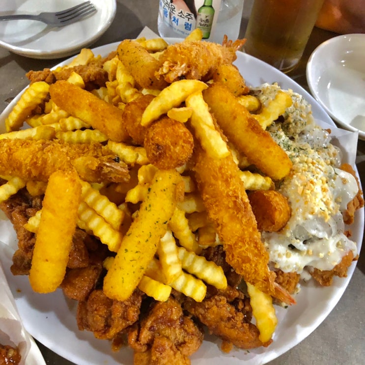 [낙성대 맛집] 동네아저씨치킨, 풍족한 인심이 눈으로 보이는 치킨집