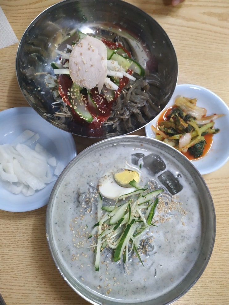 청량리시장맛집, 콩국수 막국수 춘천메밀막국수