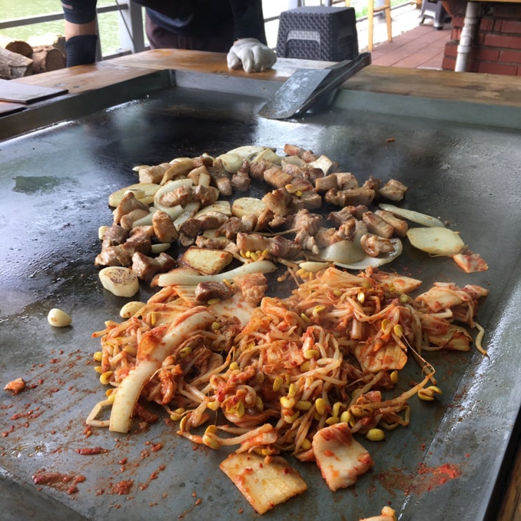 울산 울주군 밥집 당구대통철판삼겹살/당구대삼겹살