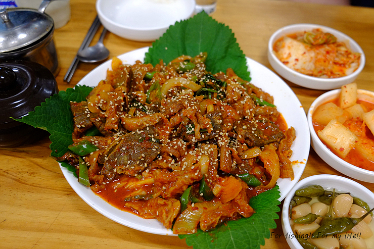 청량리 호남집 수구레볶음