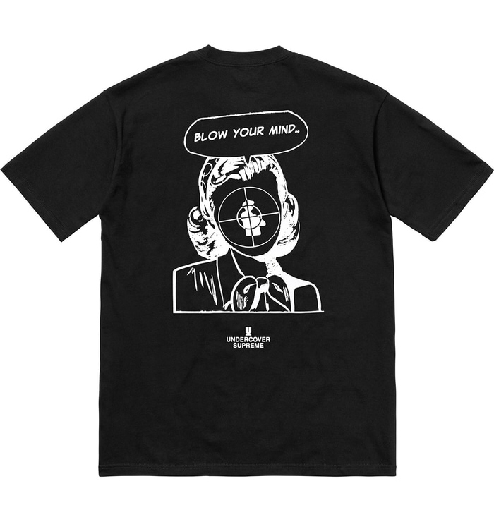 [SOLD OUT] SUPREME X UNDERCOVER X PUBLIC ENEMY Blow Your Mind Tee / 슈프림 X 언더커버 X 퍼블릭 에너미 블로우 유어 마인드 티 / 워너원 강다니엘 착용 동일 슈프림 반팔티 / 언더커버 X 슈프림 티셔츠 전 세계 최저가 
