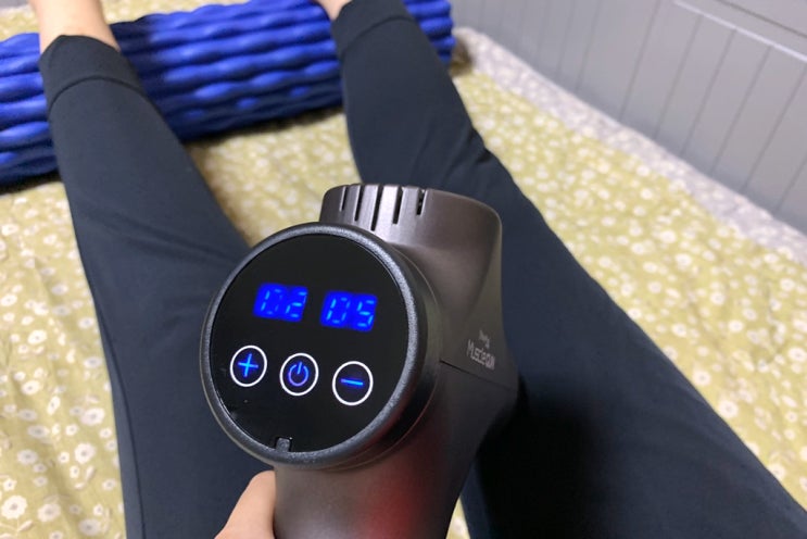 바디픽셀 머슬건 : 셀프 다리 마사지기로 근육통 뽀개기