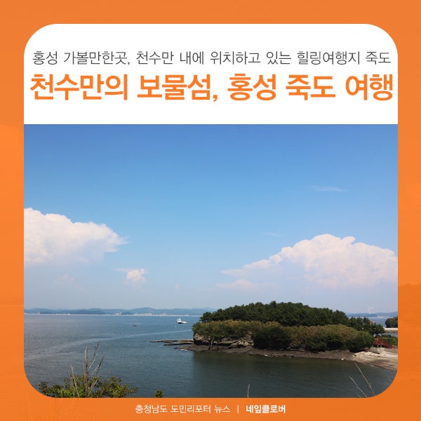 홍성 가볼만한곳, 천수만의 보물섬 '홍성 죽도 여행'