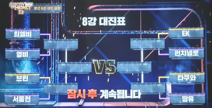 엠넷 쇼미더머니 크루리벤지배틀 최종투표결과 40크루 VS BGM-v크루 승자와 탈락자는 누구? 8강 대진표 결과까지~!