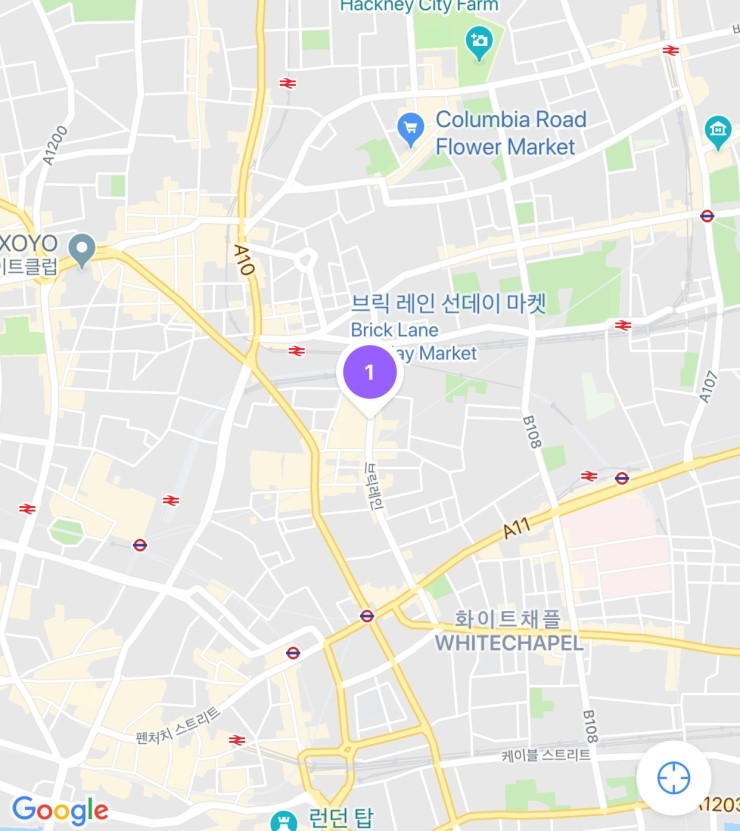 [09.04~14 LONDON] 4. 여자혼자 런던여행/스피타필즈마켓, 브릭레인선데이마켓, 허밍버드베이커리