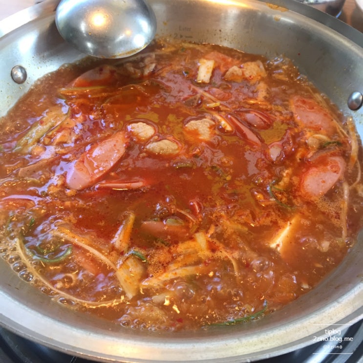 [마곡/발산]밥집, 장독 흑돼지 김치부대전골