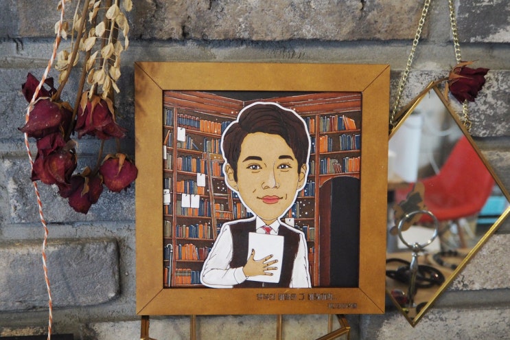 뮤지컬 키다리아저씨 배우님을 위한 캐리커쳐