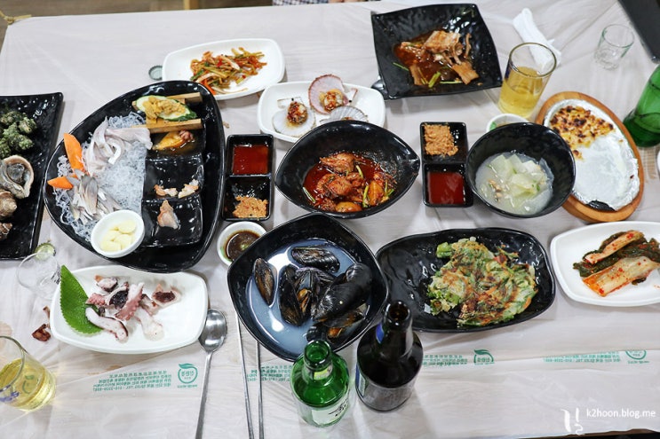 [통영 맛집 / 통영 다찌] 부담없이 통영 다찌의 분위기를 즐길수 있는 통영 반다찌 맛집 - 옥수반다찌
