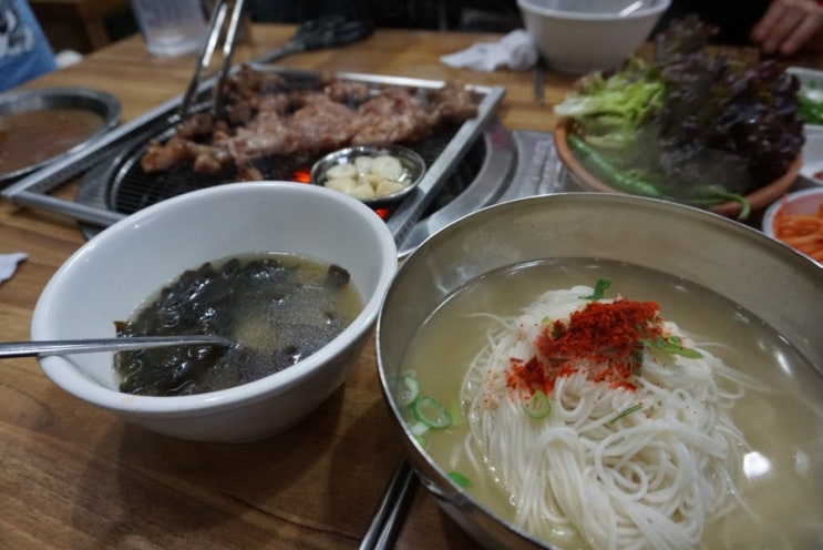 6호선 봉화산역 맛집 :: 신내동 유정집(+맛있는 녀석들 차돌박이 출현)