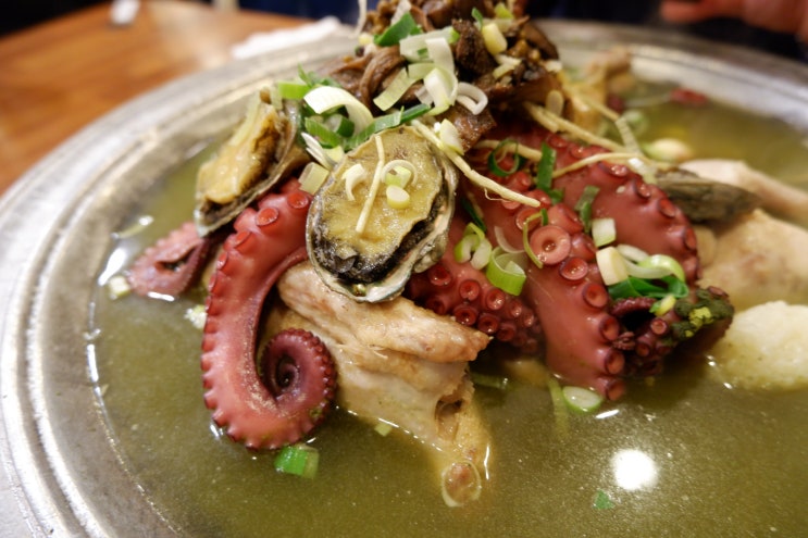 마곡나루 맛집 가성비 갑 해신탕 (통문어 + 금계) 땡순이아구찜 마곡본점