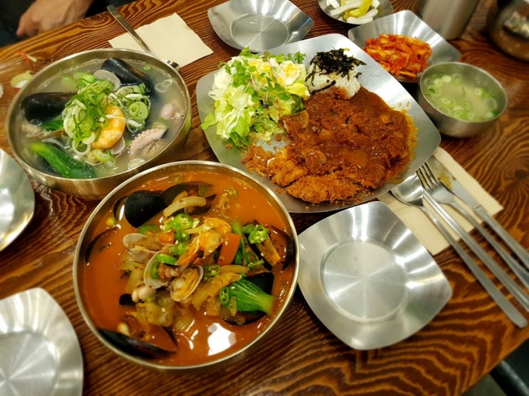 [공항동맛집, 김포공항칼국수] 마곡 칼스토랑 _짬뽕칼국수/해물칼국수/생등심돈까스