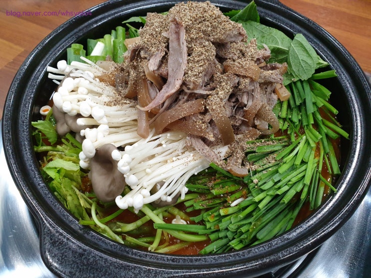 [천안-성정동] 이슬흑염소농장정육식당, 흑염소전골 몸보신 건강 맛집추천