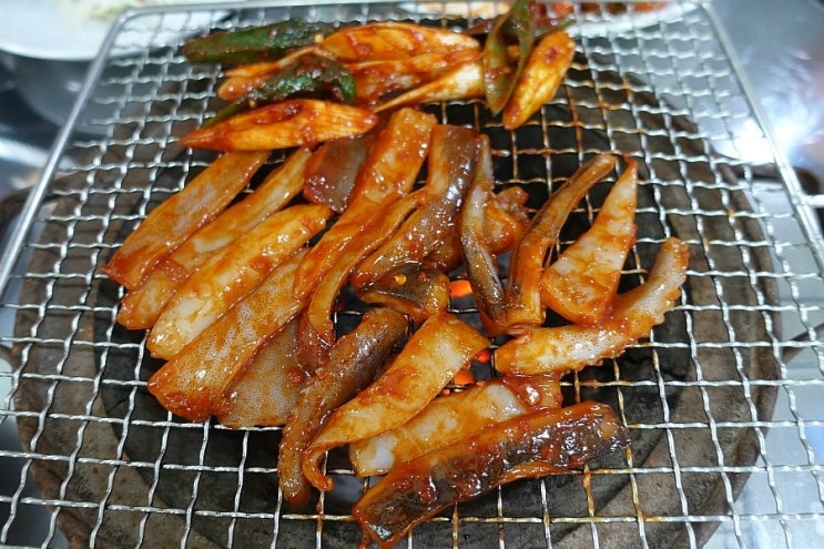 [포항 맛집] 산봉우리 - 희귀한 개복치 대창구이 & 별미 갈치김치