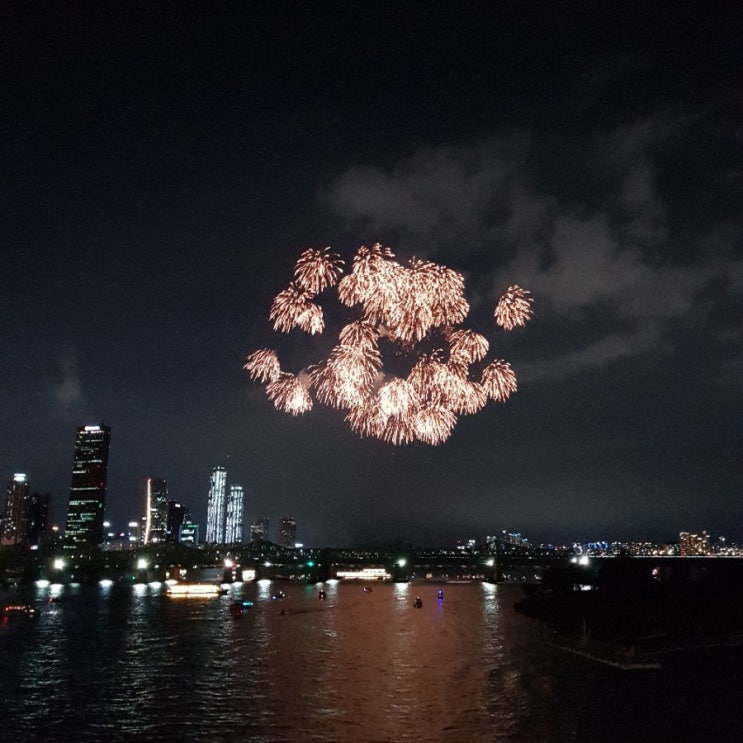 불꽃축제 명당 한강대교