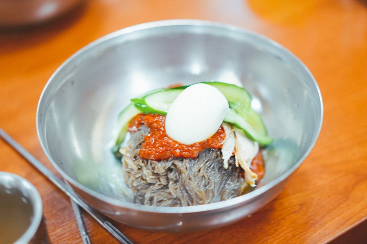 종합운동장역 맛집 신천 해주냉면 여전하구만!