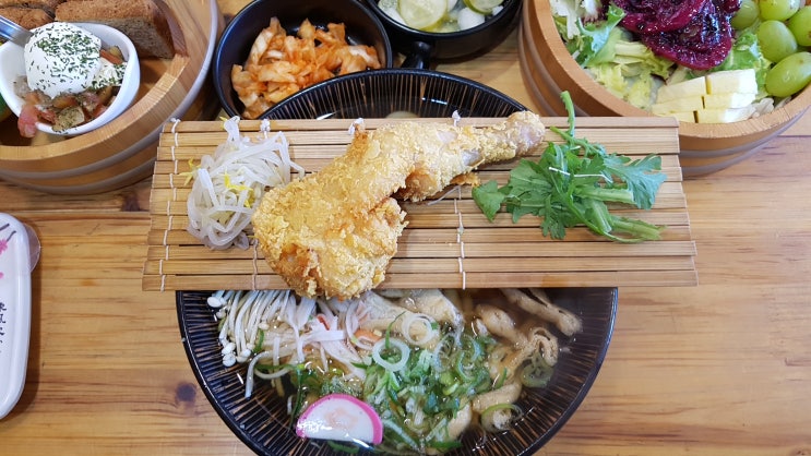 마산덕동맛집 [우동한그릇] 우동+닭튀김=존맛탱