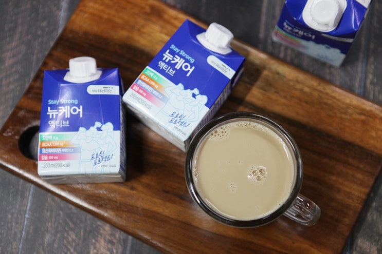 대상웰라이프 뉴케어 액티브 운동 후 단백질 음료로 맛있게 마셔요