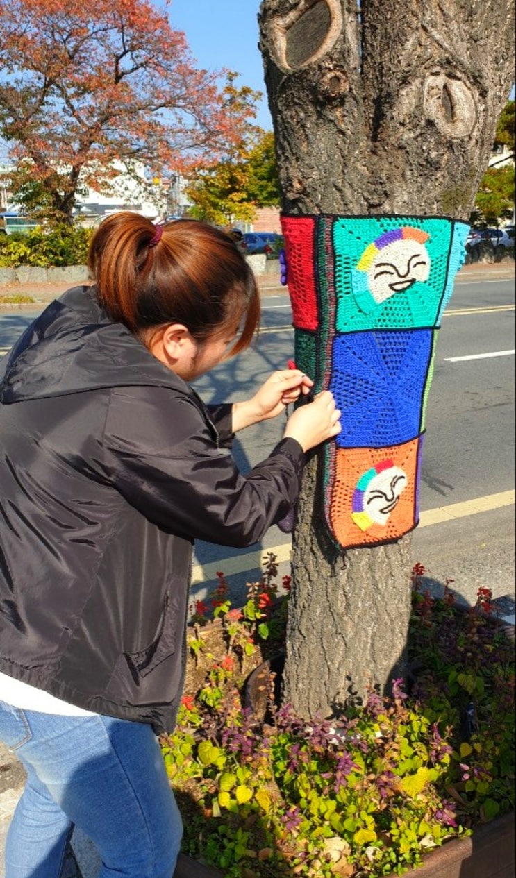경주 대릉원 후문 이팝나무들의 겨울 패션쇼!