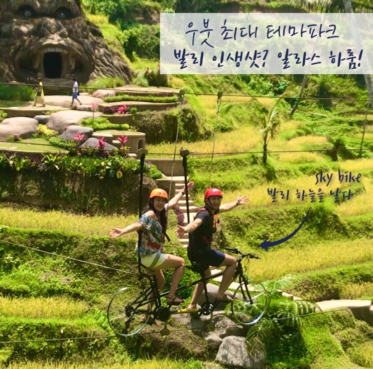 알라스 하룸 발리 인생샷 :: 발리스윙 뜨갈랄랑 루왁커피까지 (Alas Harum Bali Sky Bike)