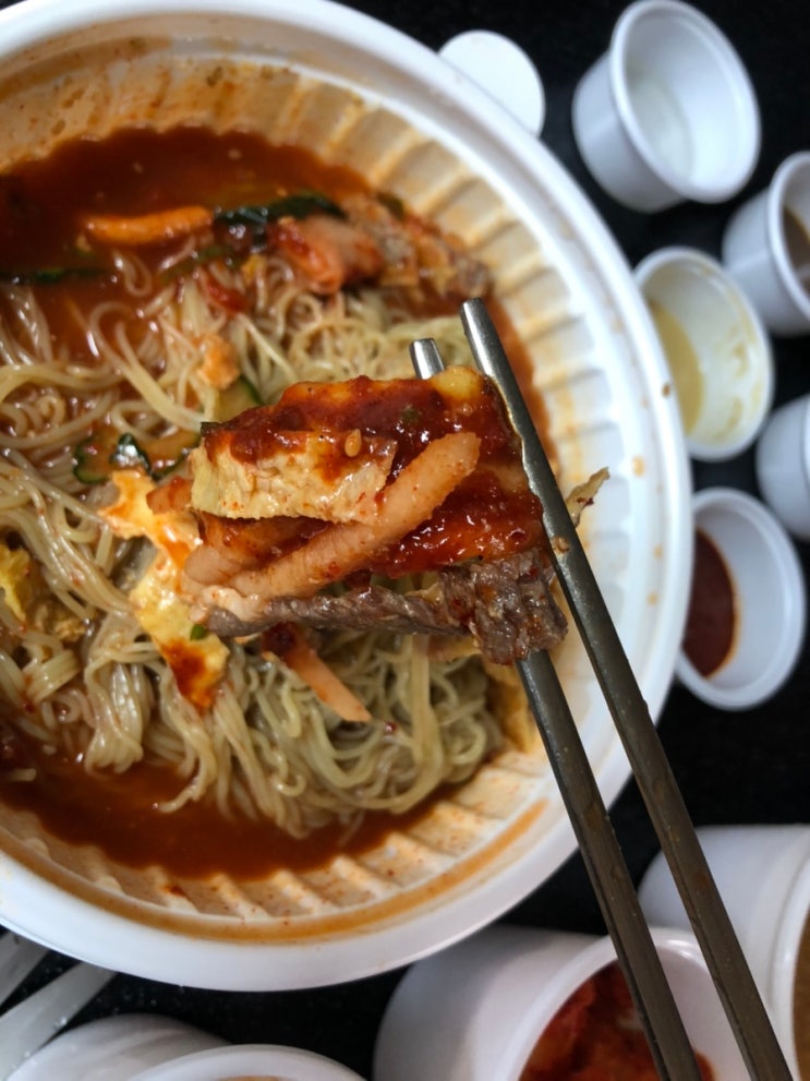 부산하단맛집 하단냉면 :: 교동면옥 - 배달로 먹어본 하단맛집 '교동면옥'