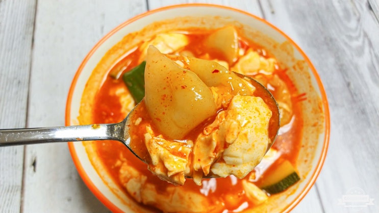 홈플러스 시그니처 감자수제비 순두부찌개! 세상 간편하고 맛있다~