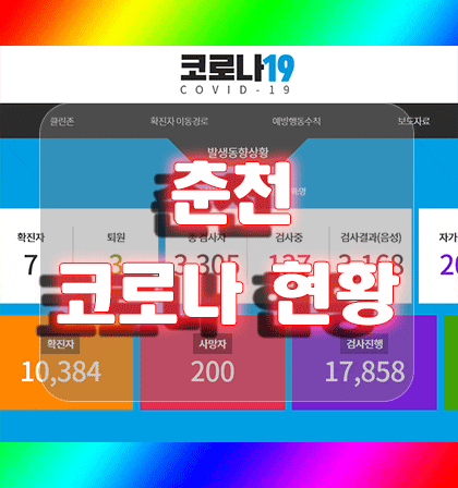 춘천 코로나 확진자 동선 및 지원금 현황