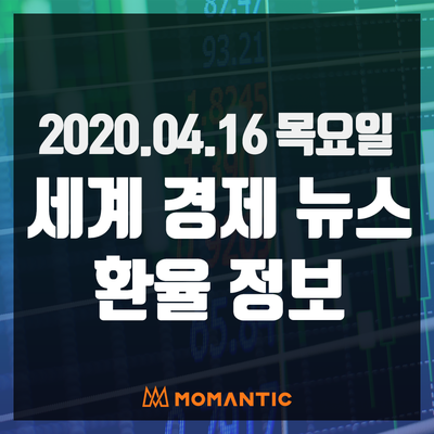 [20.04.16 세계경제뉴스 및 환율] 코로나19 미국 경제지표 충격으로 달러환율 상승! 연준 베이지북 발표 결과는?
