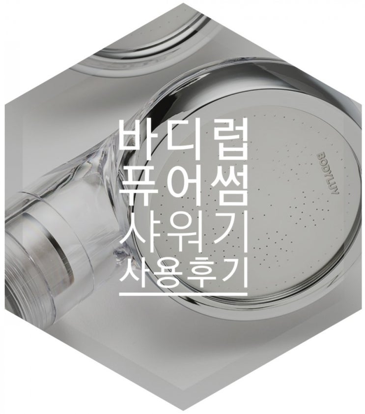 바디럽 퓨어썸 샤워기 사용 후기