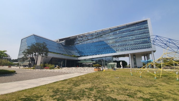 [성남시청 공원] 주차장, 자동차 공기압 정보 / 거리두기 산책 가능