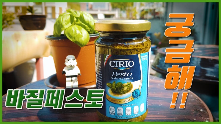 생소한 향기 허브의 진수 바질페스토 BasilPesto 제대로 먹어볼까요?!
