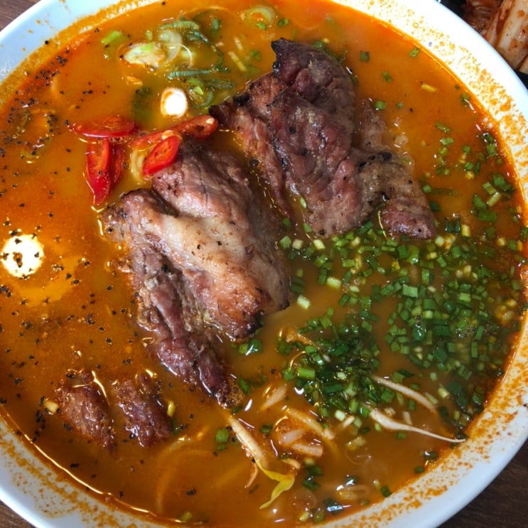 제주 성산일출봉 갈비국수 : 산도롱맨도롱