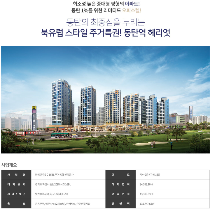 [부동산] 동탄역 헤리엇 (입주자 모집공고, 사이버 모델하우스 답사기)
