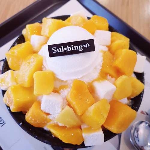 설빙 애플망고치즈! 올해 첫 빙수 스타트