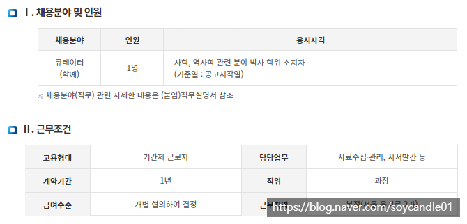 [채용][IBK기업은행] 전문계약직(큐레이터 분야) 채용 공고