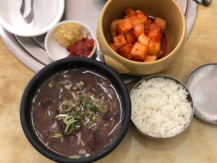 영화정해장국/해장국/선지해장국/맛집/길동맛집/강동구 엄지척