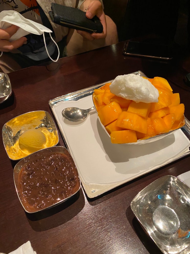 신라호텔 애플망고빙수 이하 망빙 (빙수의 계절)